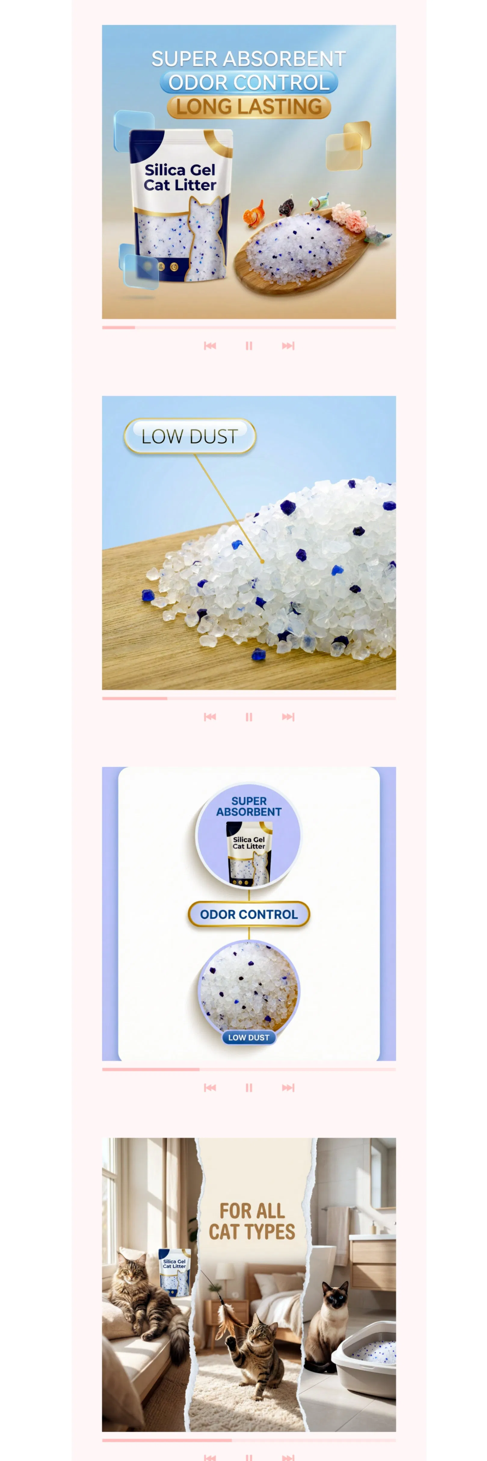 Silica Gel Cat Litter Banner