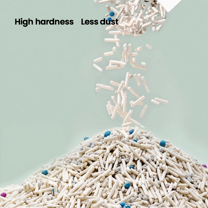 Eco Friendly Natural Mixed Cat Litter Bentonite Clay and Corn Double Adsorption Long Lasting Deodorization