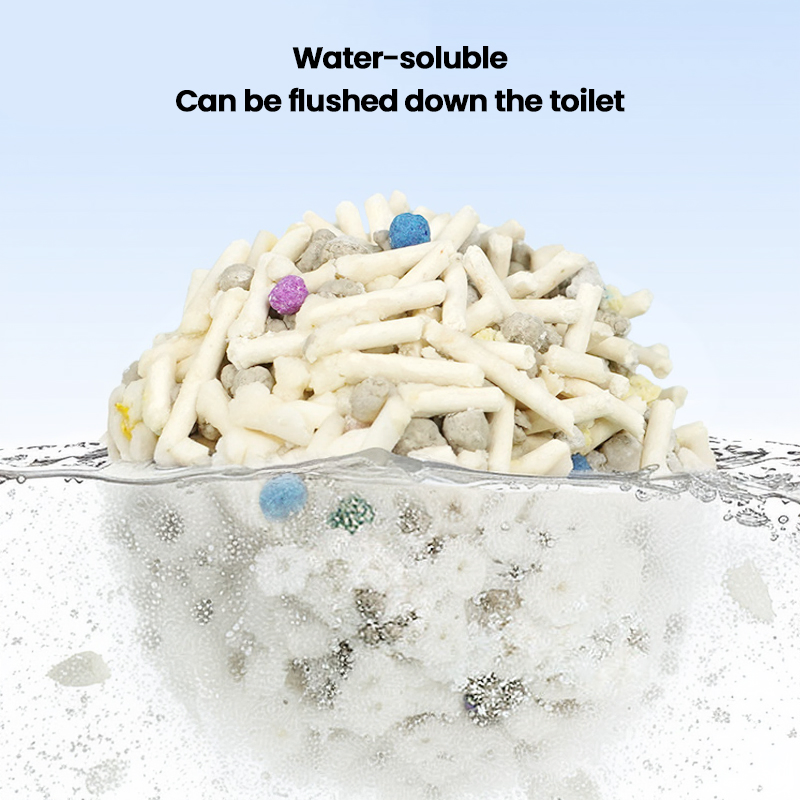 Eco Friendly Natural Mixed Cat Litter Bentonite Clay and Corn Double Adsorption Long Lasting Deodorization