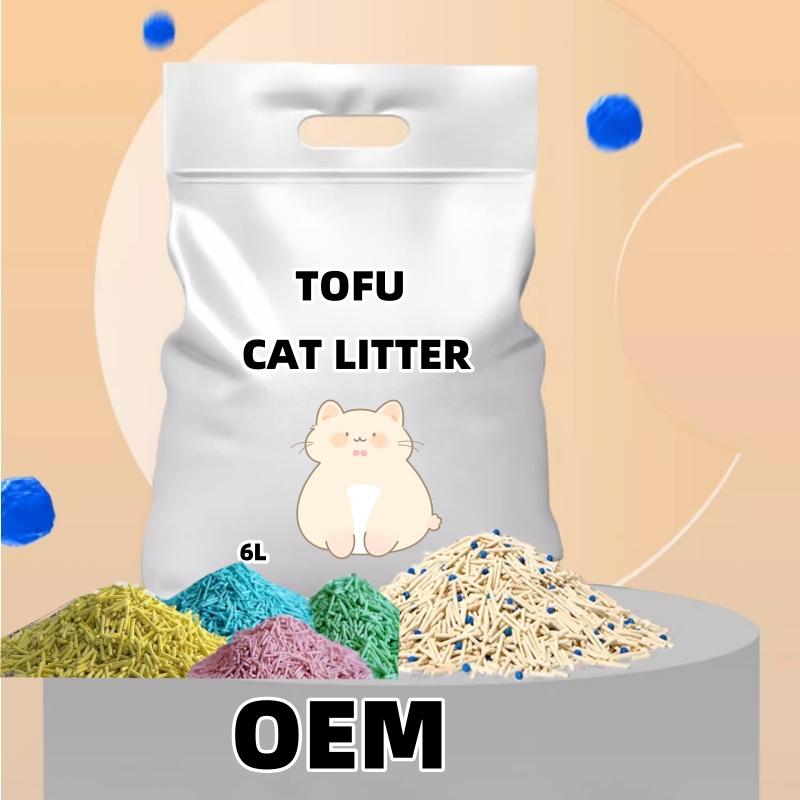 Clump-Tight Dust-Free Custom Biodegradable Tofu Cat Litter