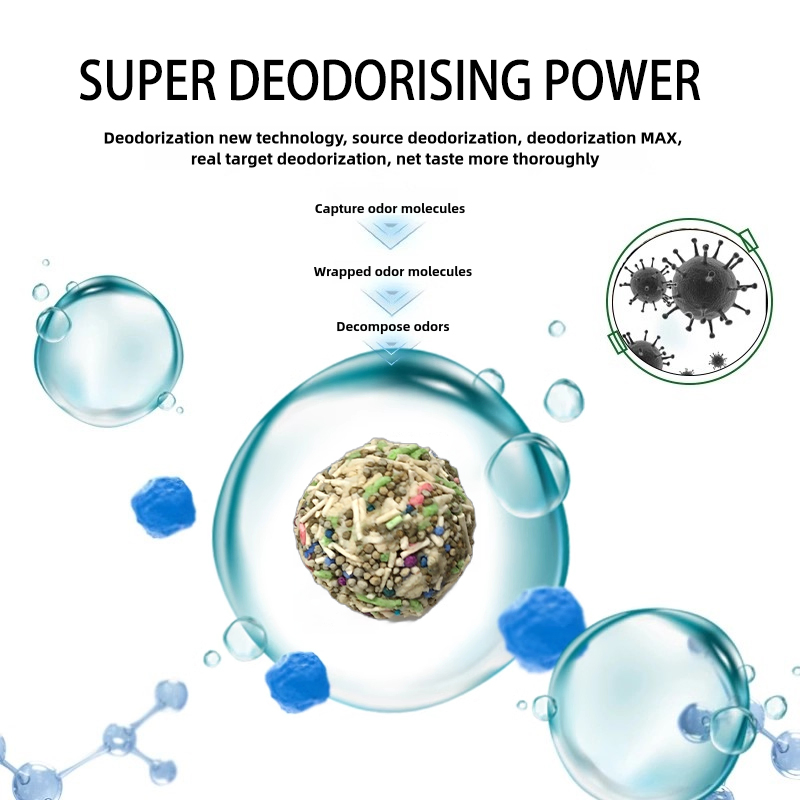 Golden Ratio Clumping Cat Litter - Natural Corn Bentonite Blend Direct Factory Supply Stronger Clumping