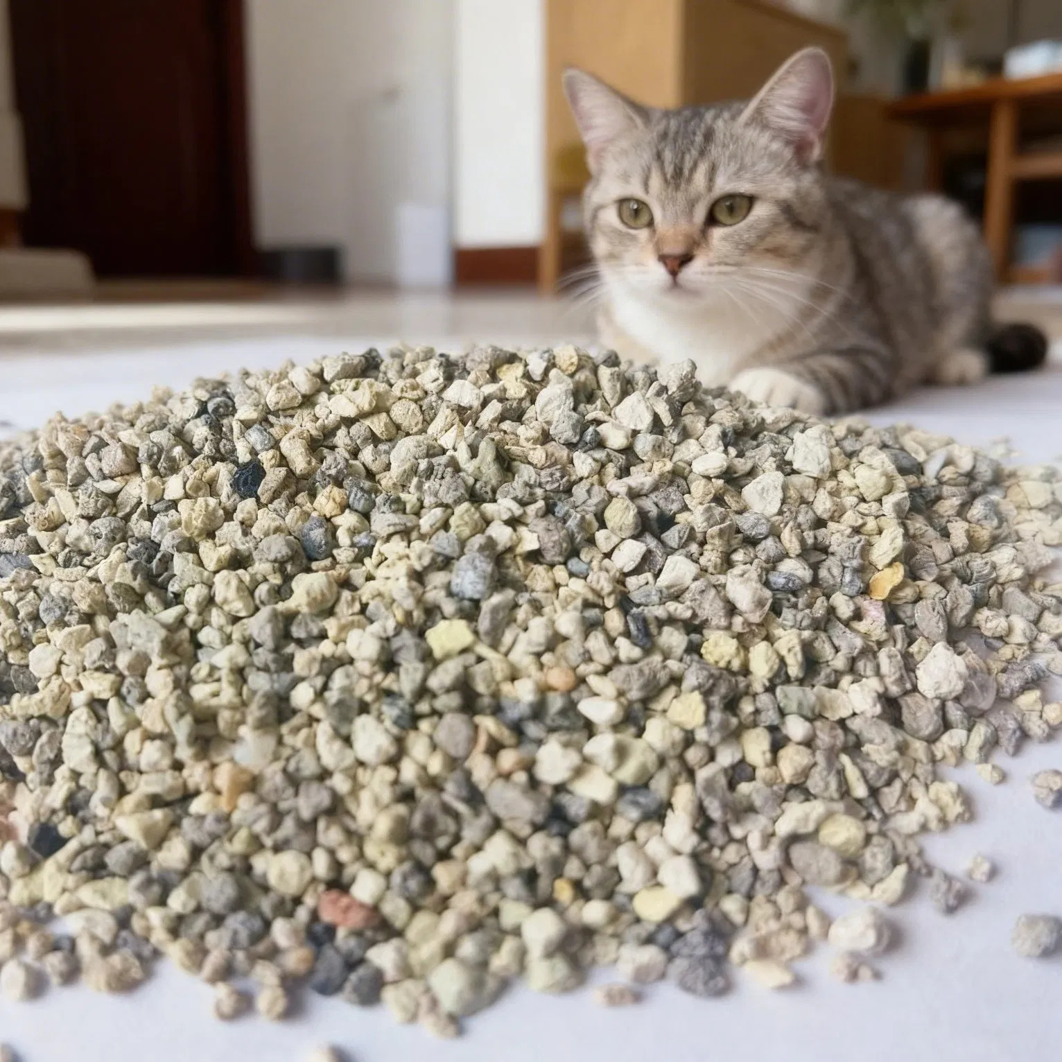 Natural Mineral Cat Litter with Superior Clumping Action From 100 Percent Bentonite Clay