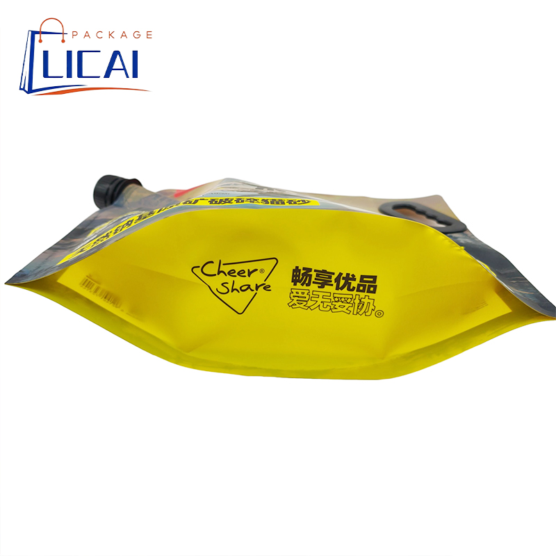 Eco-Friendly Custom Printed Cat Litter with Tofu Packaging