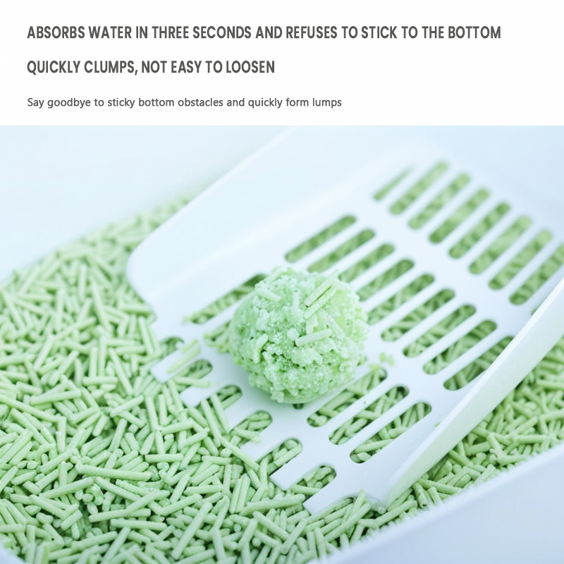 Manufacture Wholesale Factory Rich of Color Pet Products Pet Supplier Good Scooping Flushable 100% Biodegradable Pure Plant Tofu Cat Litter