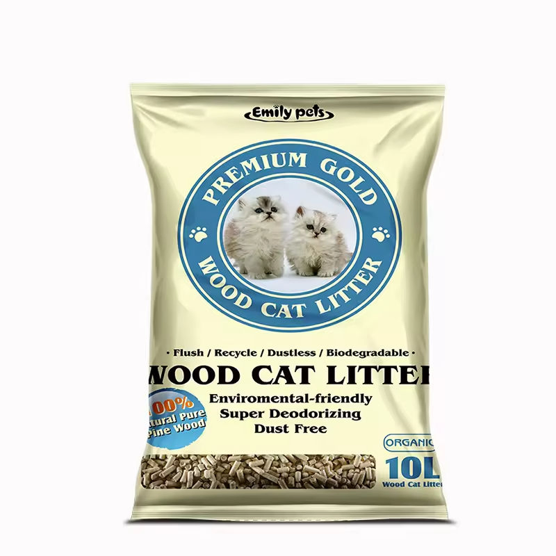 Activated Carbon Odor Control Pine Wood Pallet Kitty Wood Cat Litter