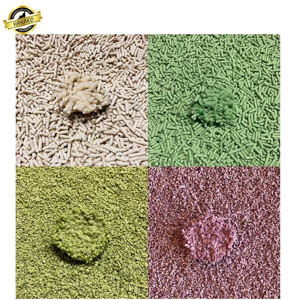 OEM Factory Super Premium Broken Tofu Cat Litter/ Strip-Type Tofu Cat Litter
