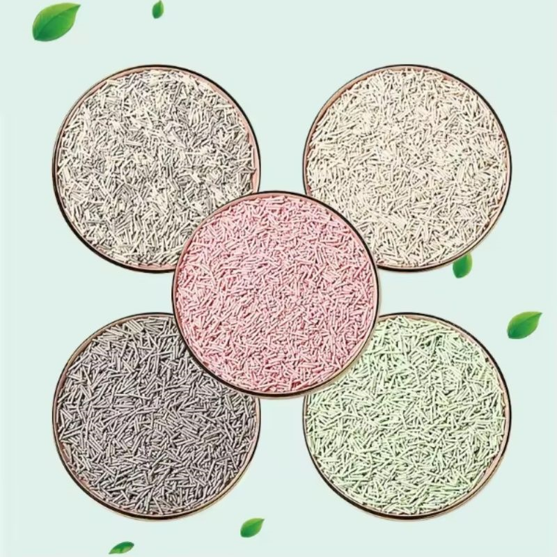 OEM Factory Direct Sales Cat Litter Kitty Flushable Highly Absorbent Strong Clumping Corn Activated Charcoal Tofu Cat Litter