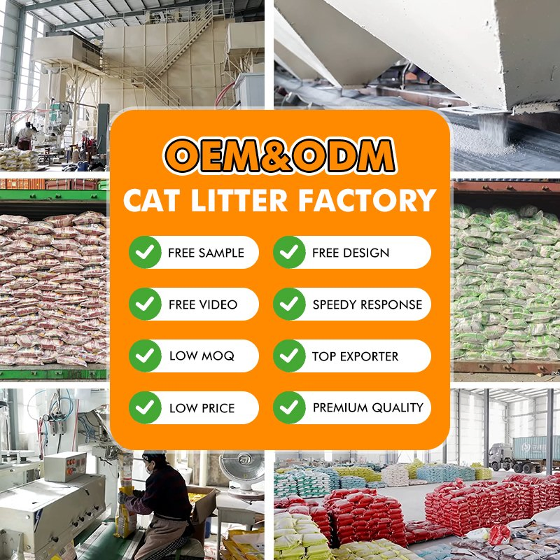 Environmentally Friendly Cassava Based Cat Litter with Dust Free Formula and Excellent Absorption
