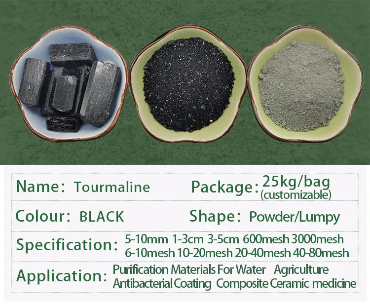 Black Tourmaline Rough 3