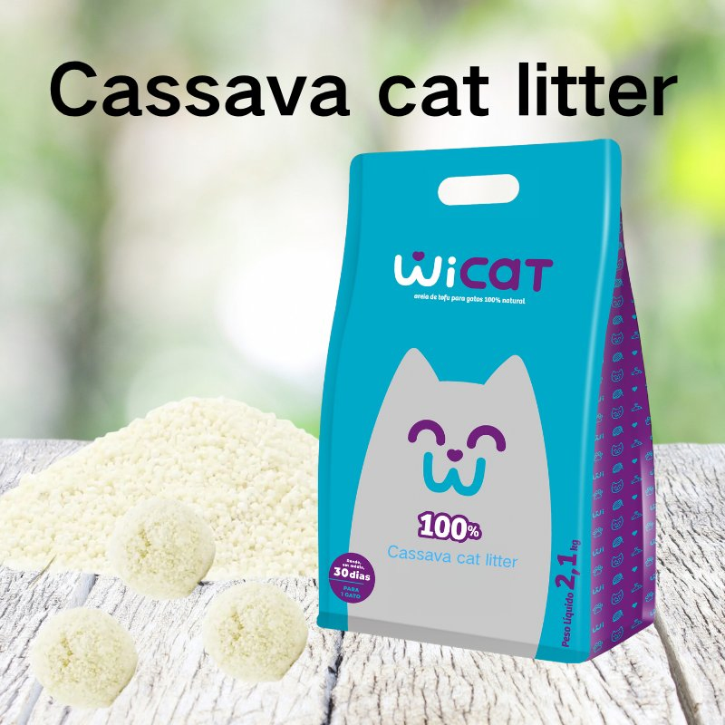 Eco-Friendly Cassava Cat Litter Strong Clumping Odour-Locking