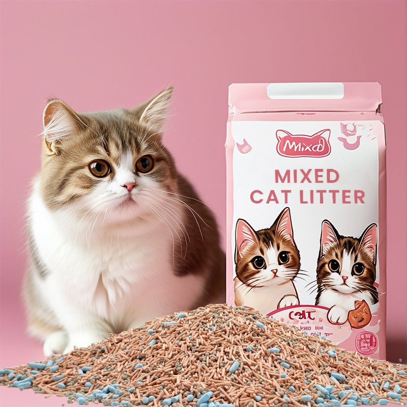 Golden Ratio Clumping Cat Litter - Natural Corn Bentonite Blend Direct Factory Supply Stronger Clumping