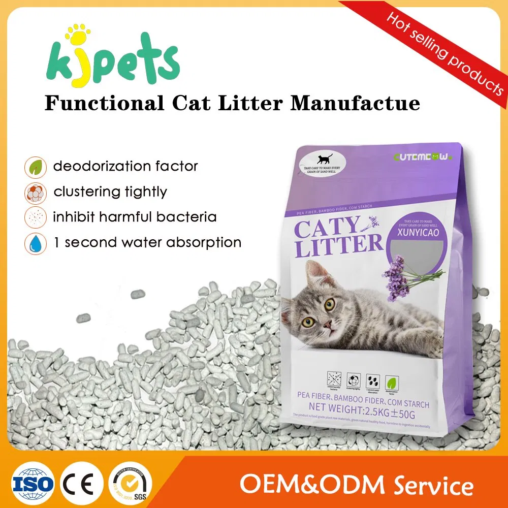 High Quality 10kg Low Dust Eco Friendly Strong Clumping Odor Control Premium Color Changing Cat Litter Kitty Sand Paper Cat Litter