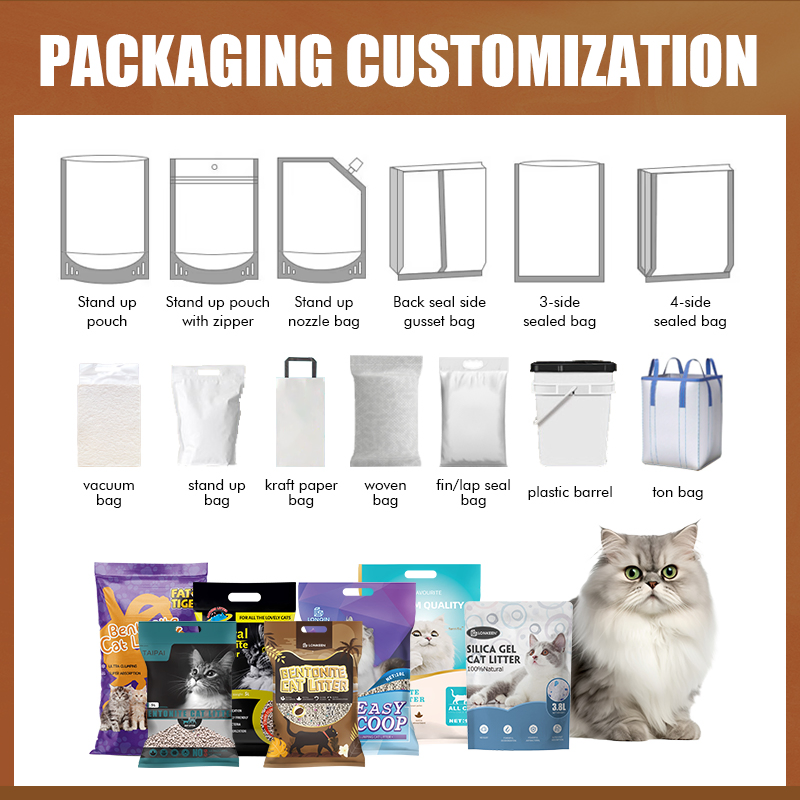 Lightweight Silica Gel Straight Manufacturer Easy Carry Handle Practical Crystal Cat Litter