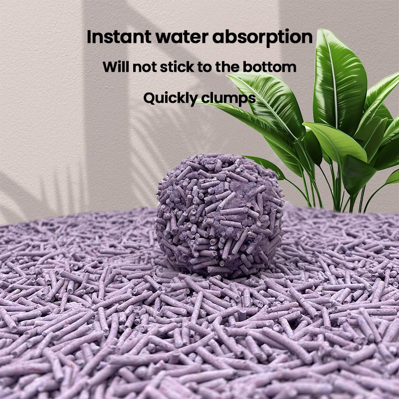 High Water Absorption Quick Clumping Crushed Shaped Soybean Residue Pet Accessories Fast Clumping Broken Tofu Cat Litter