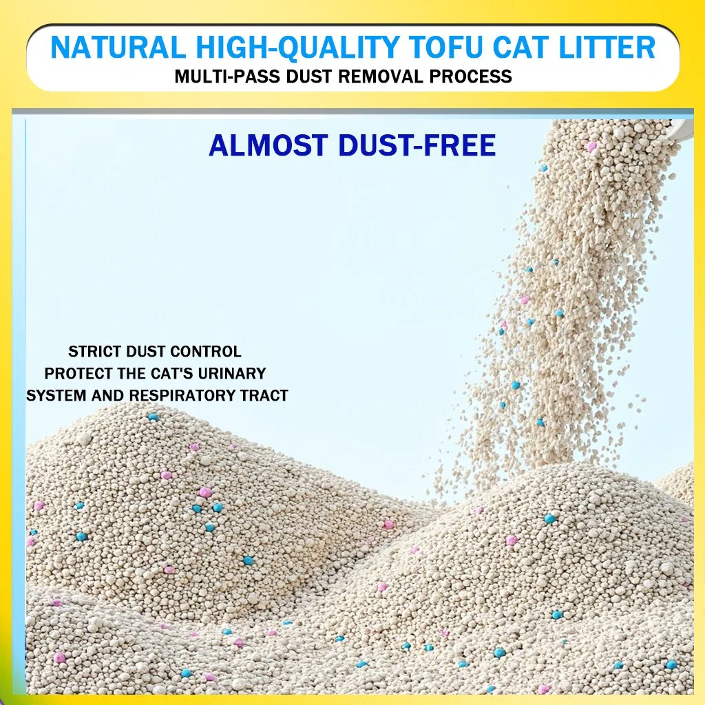 Customized Lemon Scented Bentonite Cat Litter Low Dust Clumping Formula Wholesale Cat Sand Factory Direct