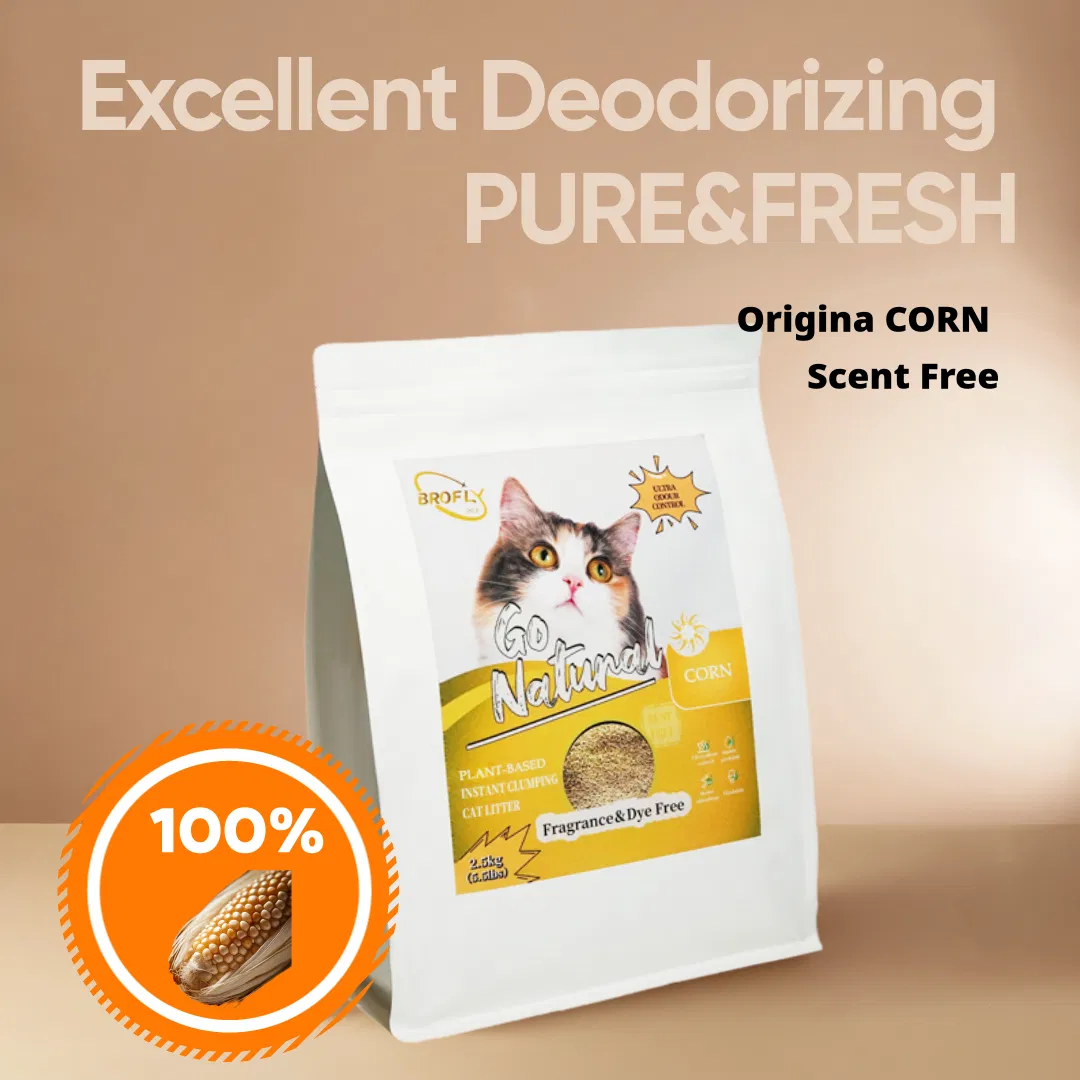 Low Dust Cat Litter Organic Corn Cat Litter for Healthier Homes