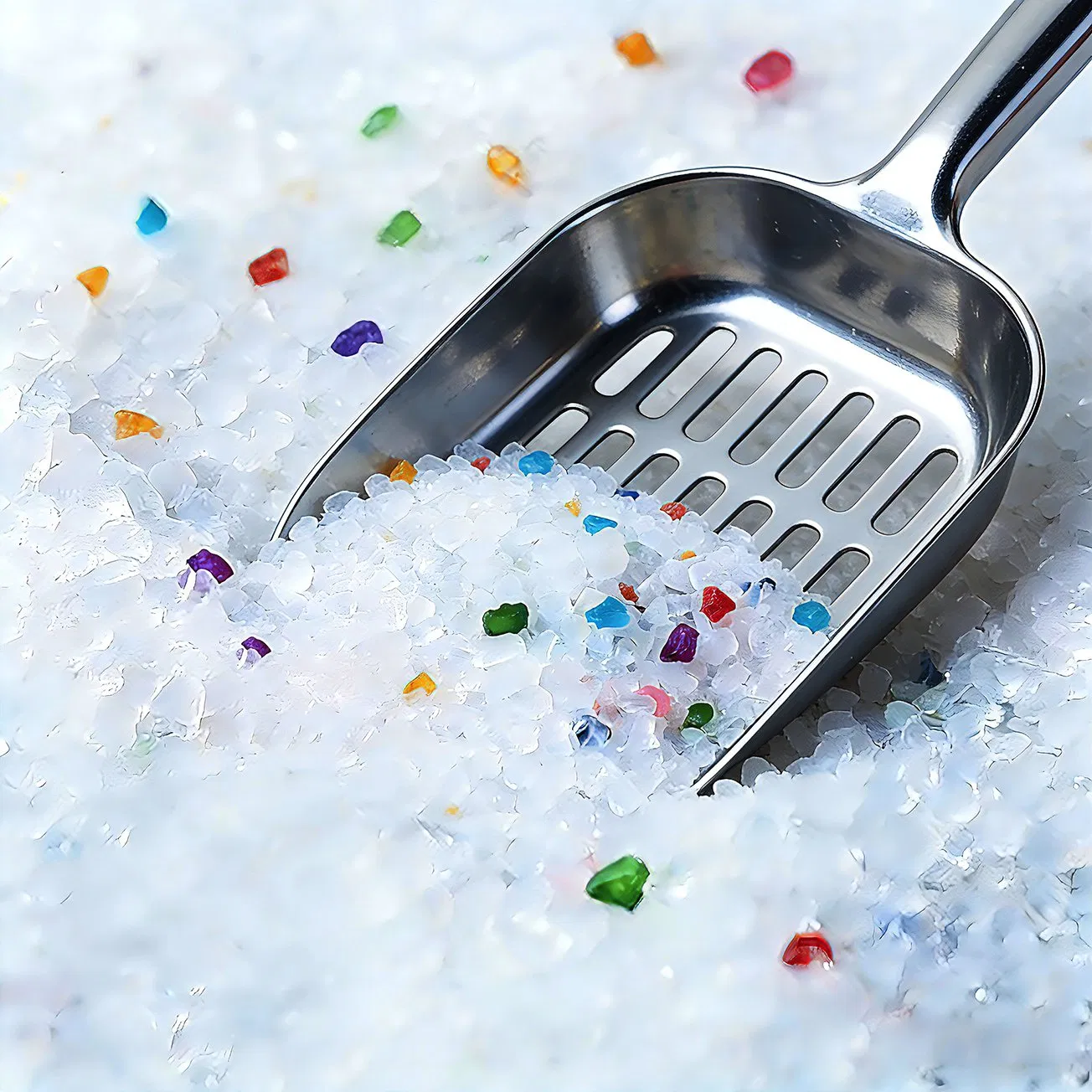 OEM Crystal Pet Sand Factory 2-8mm Deodorizing Lightweight Silica Gel Cat Litter with 100% Adsorption Capacity