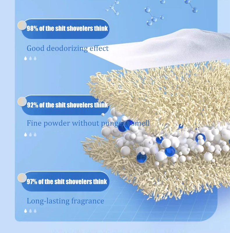 Cat Litter Deodorizing Powder with Bentonite Clay - Absorbent Odor-Free