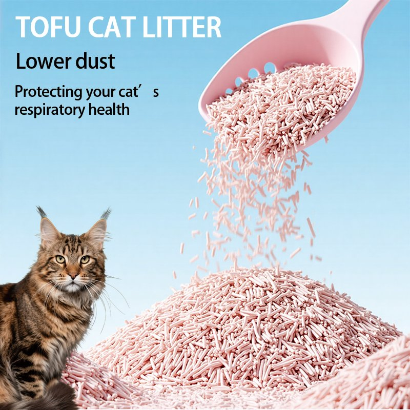 Nala Corn Plant Fiber Cat Litter High End Cat Toilet Good Clumping Easy to Decompose Deodorizing No Tracking Cherry Blossom Flavor Tofu Cat Litter