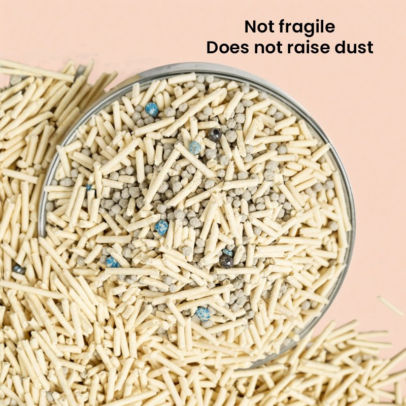 Non-Tracking Mixed Tofu Cat Litter with Strong Clumping and Minimal Dust for Clean Floors