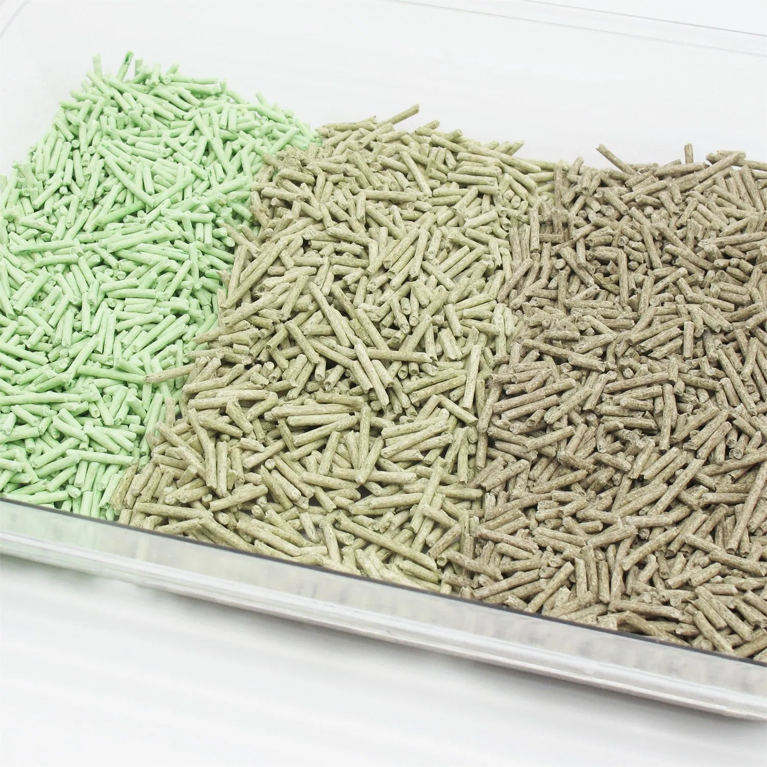 Environmental Friendly Super Absorption Hard Clumping Custom Different Shape Crushed Broken Strip Tofu Kitty Sand Cat Litter