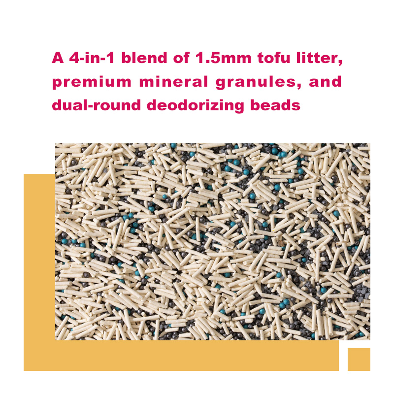 Eco-Friendly, Premium &amp; Effective Cleaning, Biodegradable, Flushable Corn &amp; Tofu Cat Litter