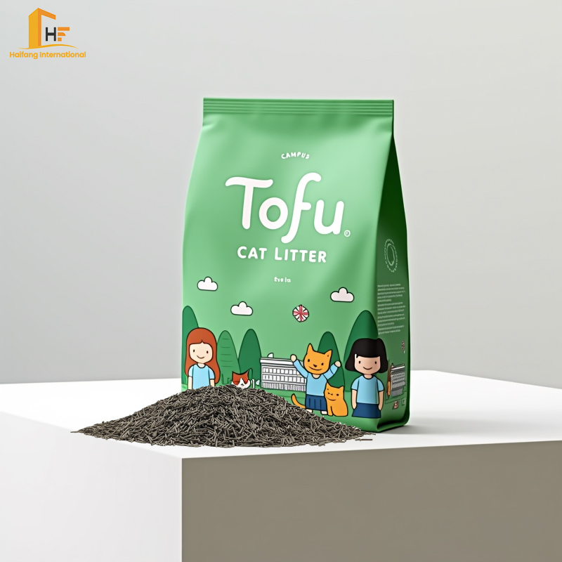 Eco-Friendly Biodegradable Tofu Cat Litter Lightweight Absorbent Tofu Cat Litter Organic Pet Supply Pet Supply Made From 100% Natural Ingred Sand Cat Litter