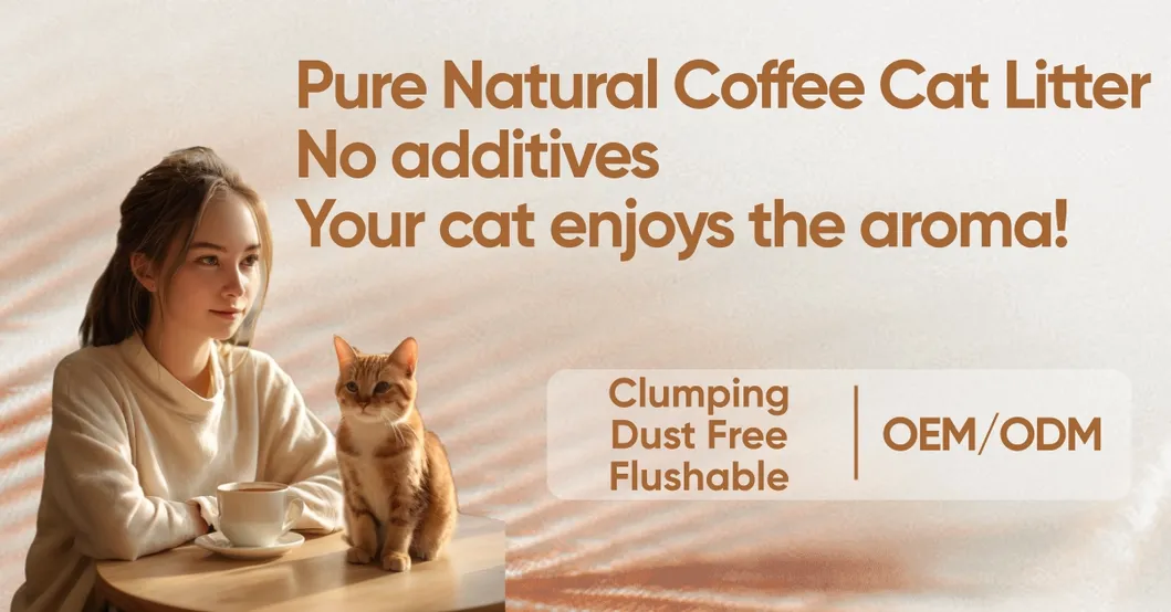 Coffee Cat Litter Detail 1