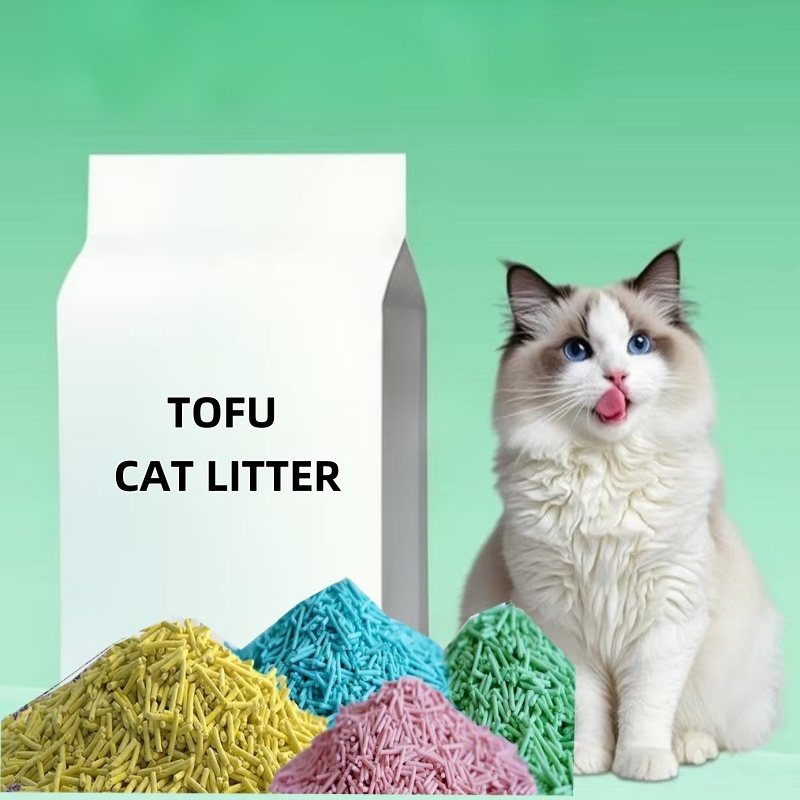 Highly Absorbent Strong Clumping 99% Dust Free Eco Friendly Tofu Cat Litter