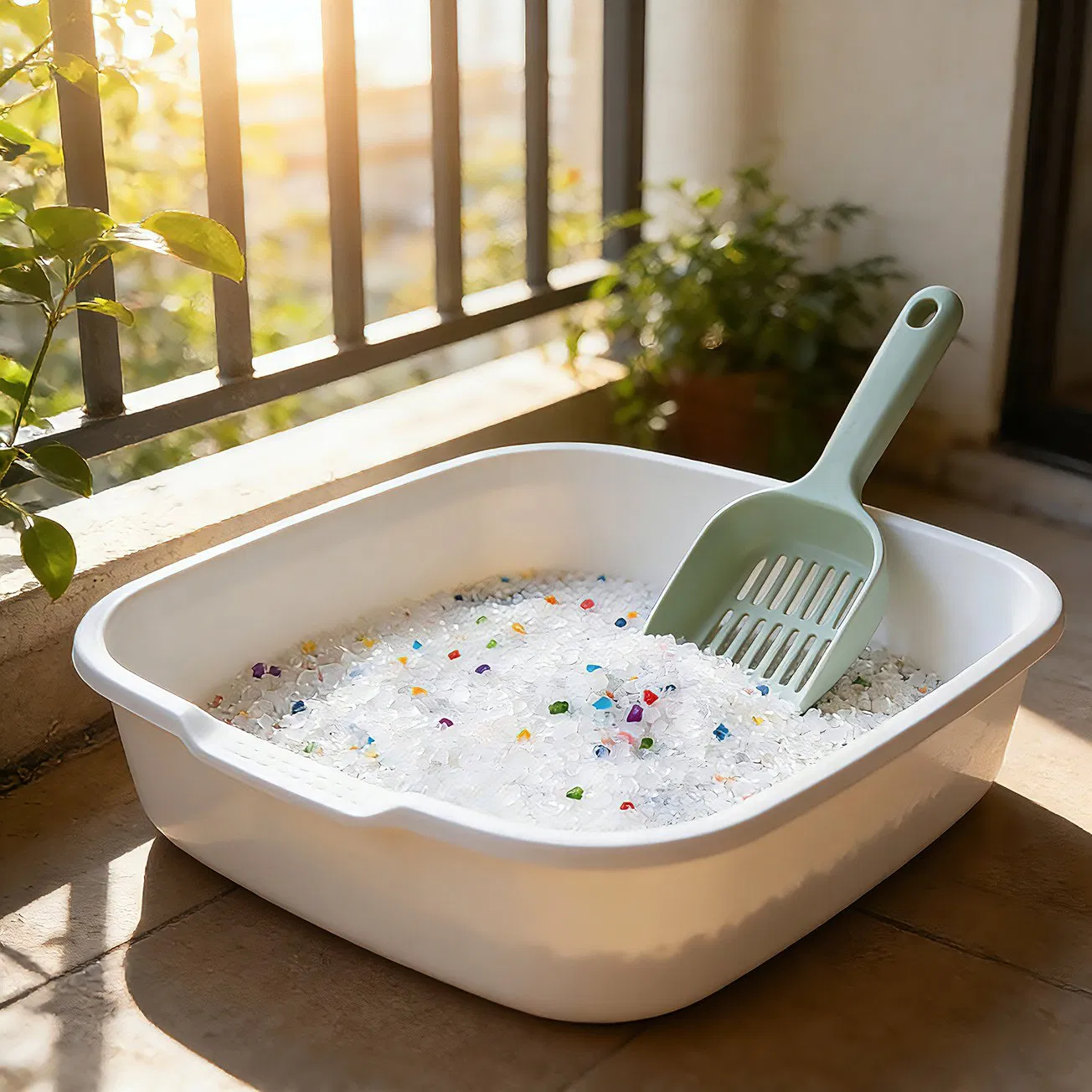 OEM Crystal Pet Sand Factory 2-8mm Deodorizing Lightweight Silica Gel Cat Litter with 100% Adsorption Capacity