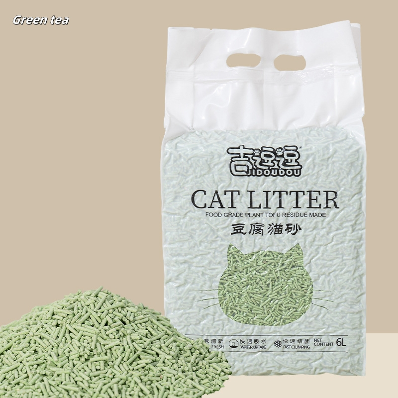 6L One Bag Without Dust Clean Pet Supply Odour Controlling Scented Cat Litter