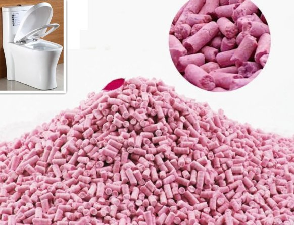 pH Health Monitor Tofu Cat Litter 2.5kg Eco-Friendly Natural Scented Cat Cleaning 2.0mm