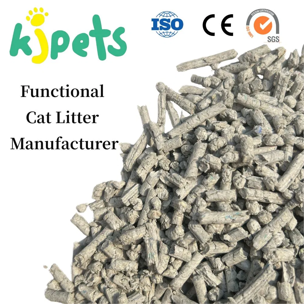 99% Dust-Free Plant Newspaper Cat Litter Disposable Paper Cat Litter Large Package Recycled Paper Cat Litter