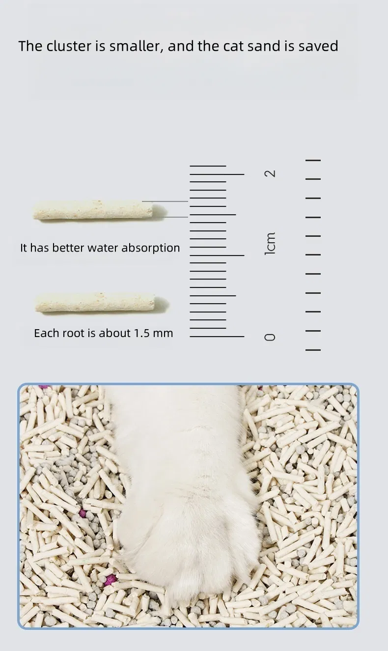 Pet Product Cat Litter Wholesale Mixed Sand Bentonite Deodorization Dust Free Affordable