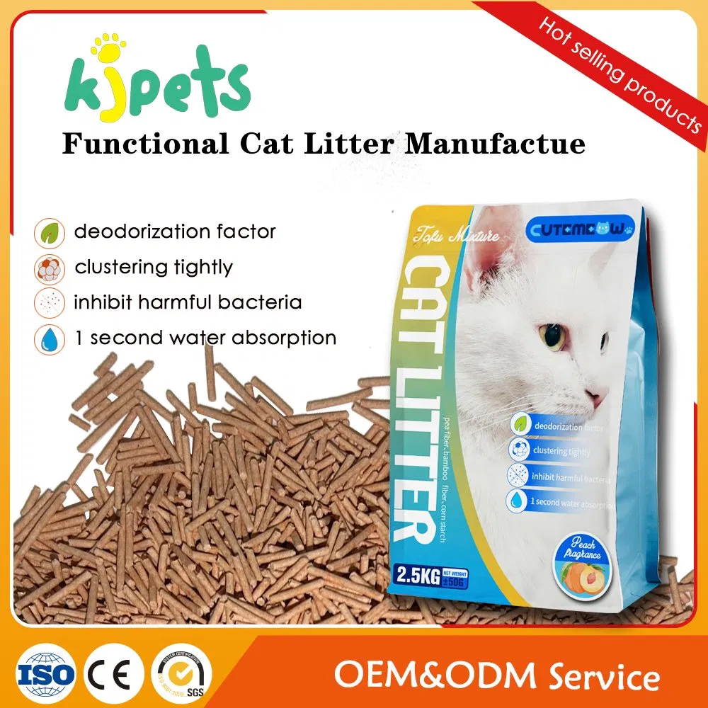 OEM Wholesale Bulk Premium Dust Free Organic pH Cat Litter Natural Clumping Clay pH Color Changing Cat Litter Sand