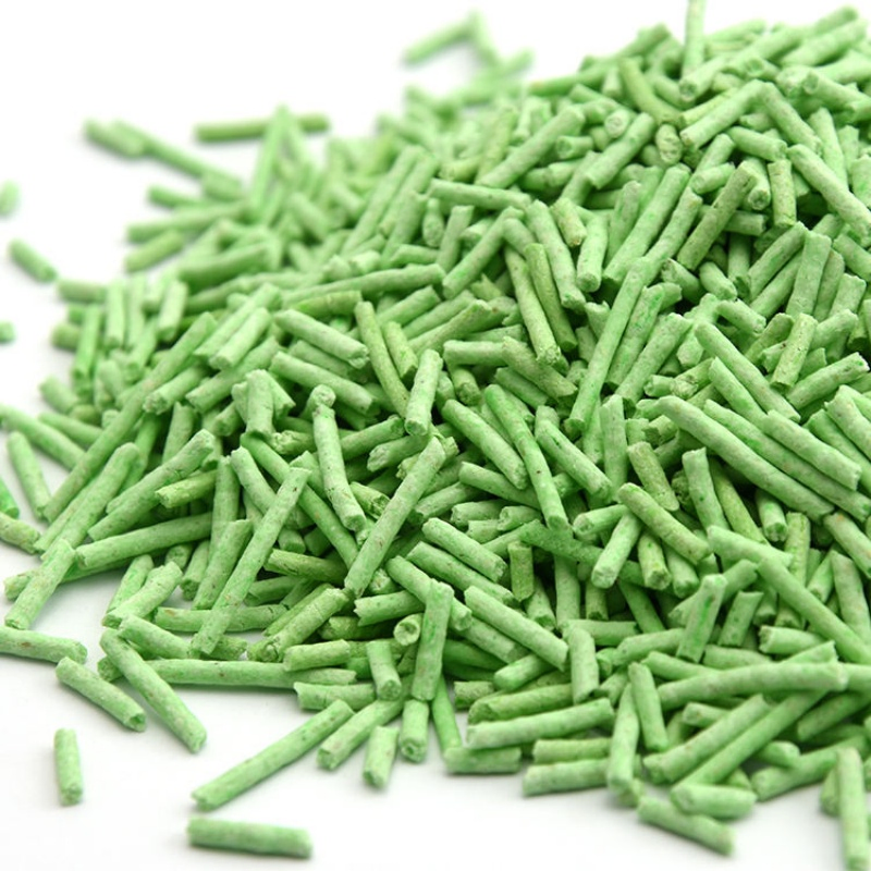 Food Grade Clumping Cat Litter Odor Control 99.9% Dust Free Flushable Low Tracking Lightweight Natural Tofu Cat Litter