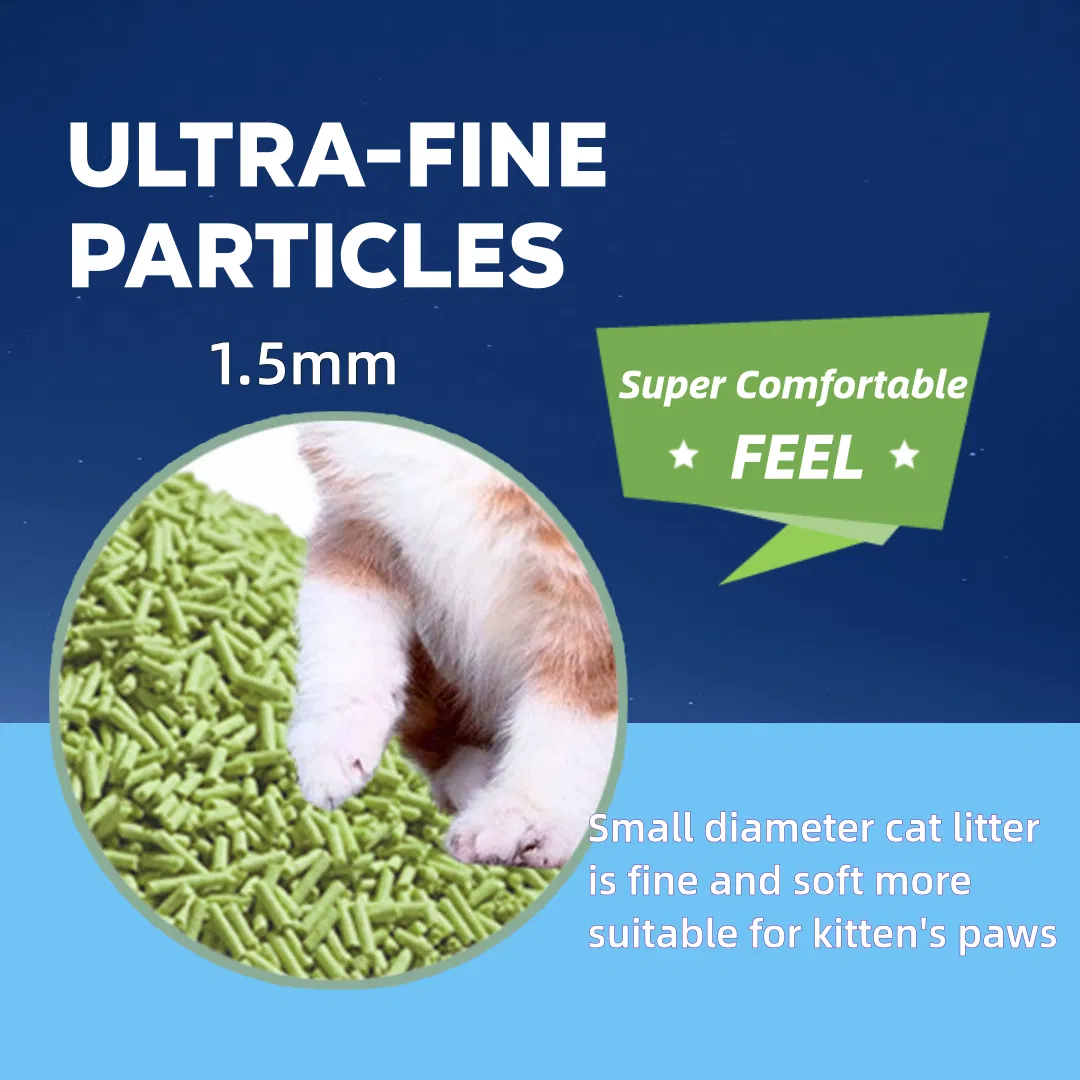 Biodegradable Plant Tofu Cat Litter in 2.5kg Kraft Paper Bag
