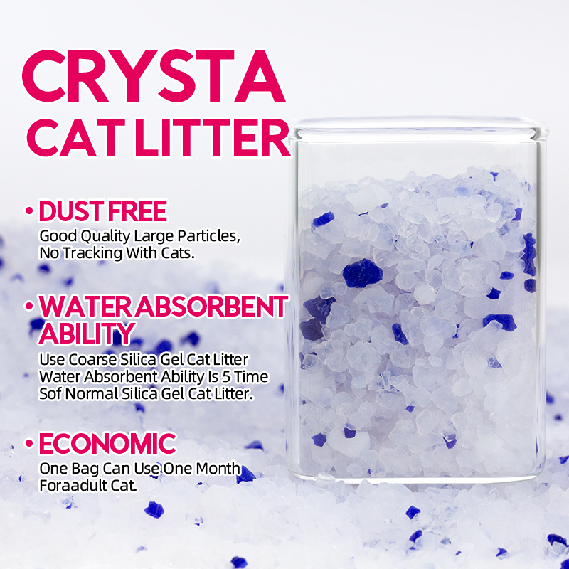 Bulk Catlitter Wholesale Suppliers Silicone Odor Control Granule Silica Gel Crystal Cat Litter
