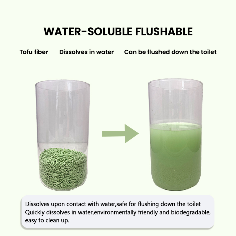 Beauty Products OEM/ODM Pet Tofu Sand Premium Eco-Friendly Natural Pea Piber Corn Starch Affordable Dust-Free Cat Litter