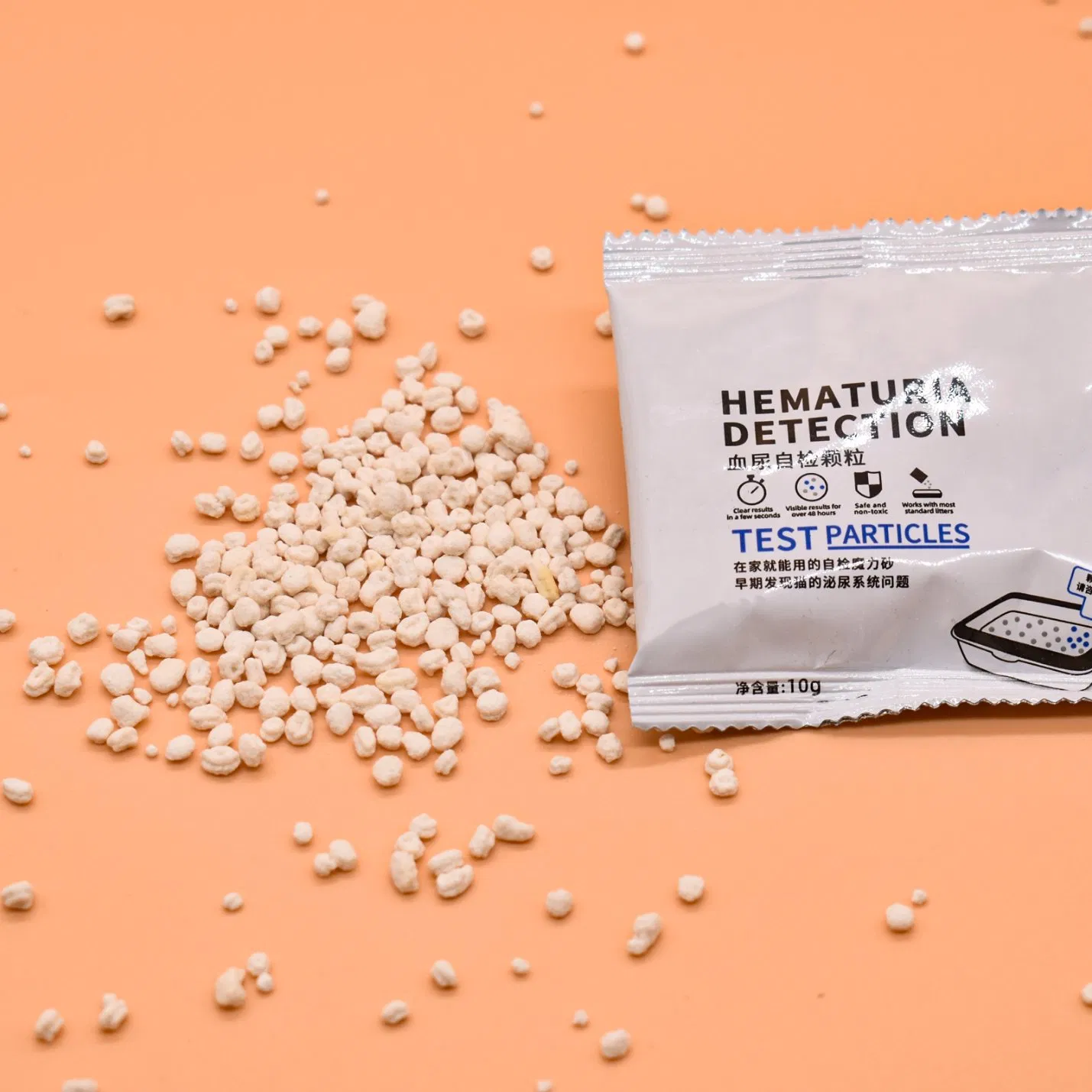 Tofu Mixed Cat Litter Test Granules Real-Time Monitoring for Cats Dogs Hematuria Urethral Symptoms