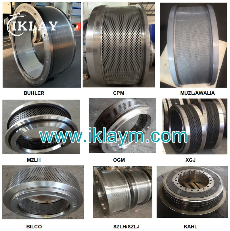 Pellet Press Ring Die for Yulong Tony Pellet Mill / Rotexmaster Pellet Machine Die Bolida Ygkj560 700 850