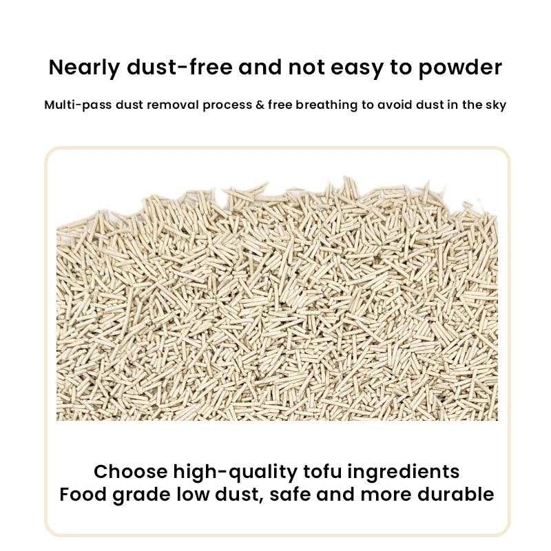 Factory Direct Tofu Cat Sand OEM ODM Non Dusty Fast Clumping Degradable Pet Safe Pine Scent Best Selling Grade Tofu Cat Litter