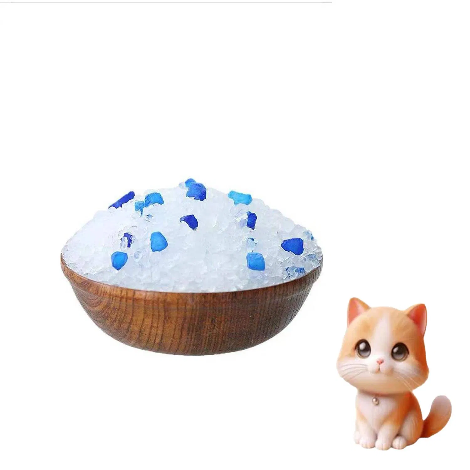 Bulk Crystal Silica Cat Litter, China Silica Gel for Cat Litter Exporter