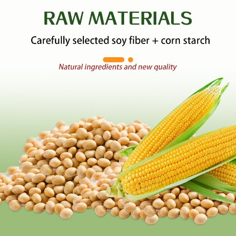 Tofu Cat Litter Cat Sand Biodegradable One Hundred Percent Natural Not Polluting The Environment Easy Scoop Wood Pellets Crushed