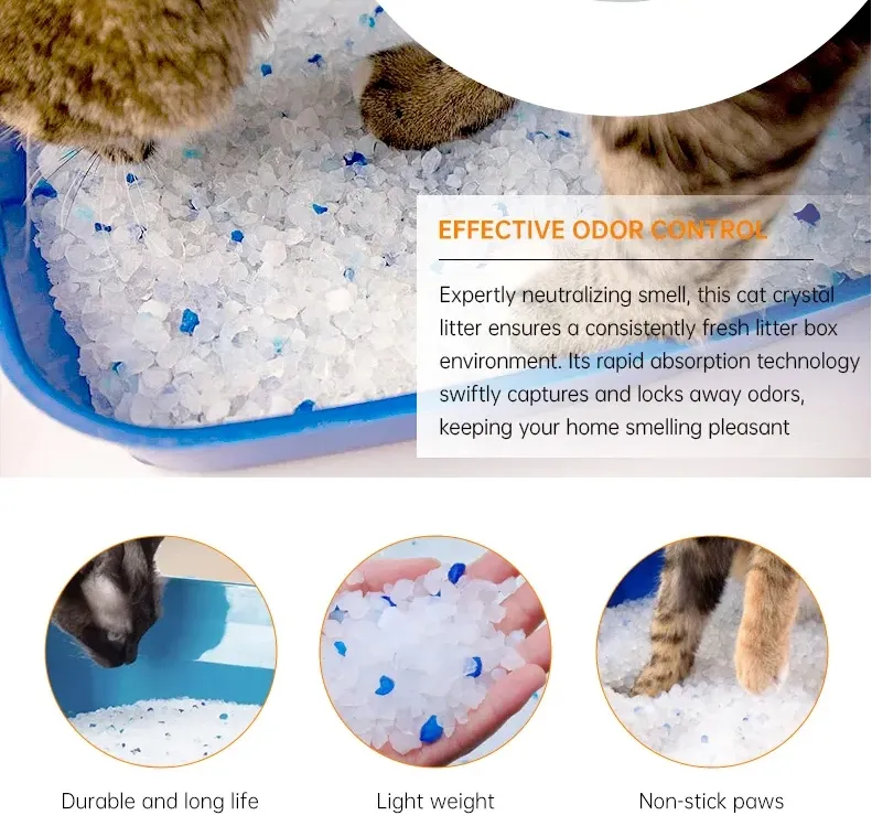 Crystal Silicone Cat Litter