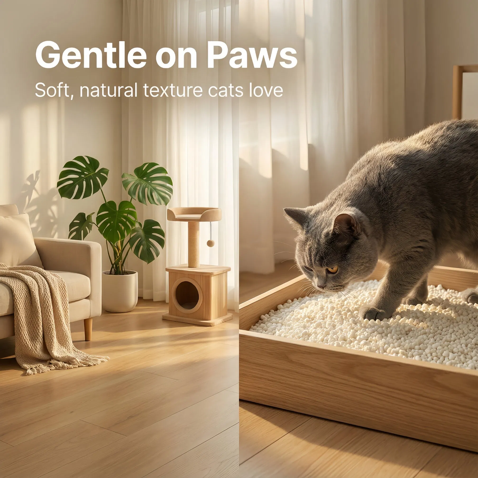 Promotional Pet Products Plant Materials Cassava Cat Litter with Deodorization