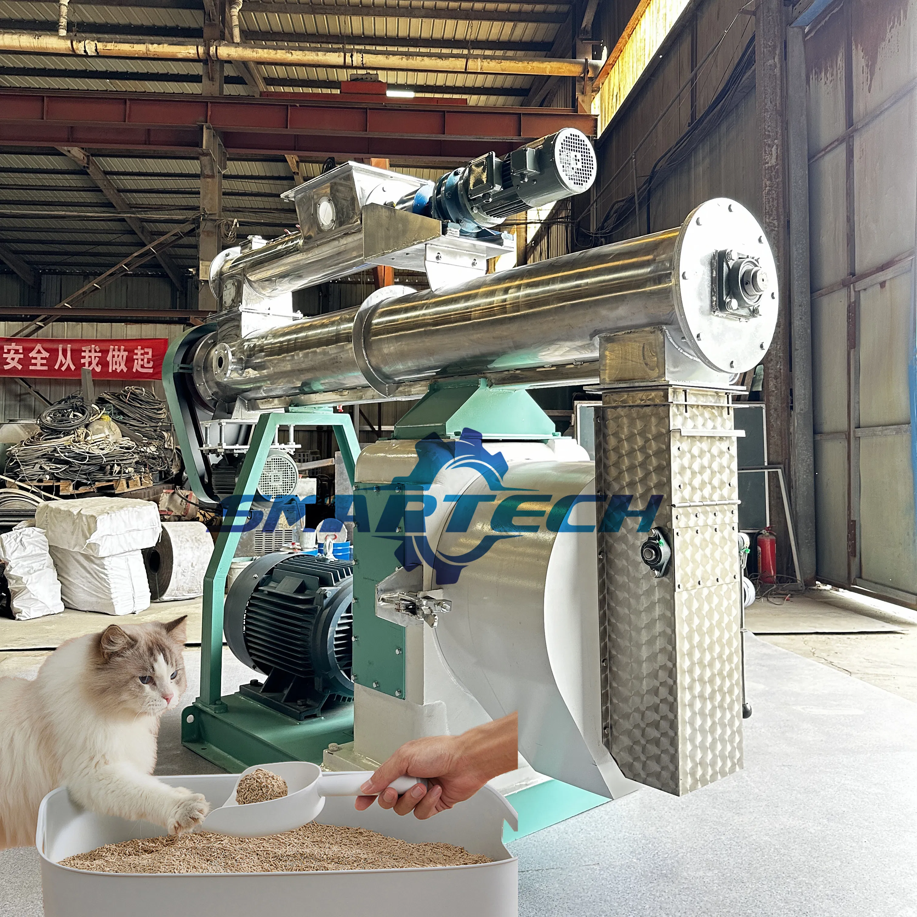 Sustainable Wood Pellet Cat Litter Maker for Eco-Conscious Homes