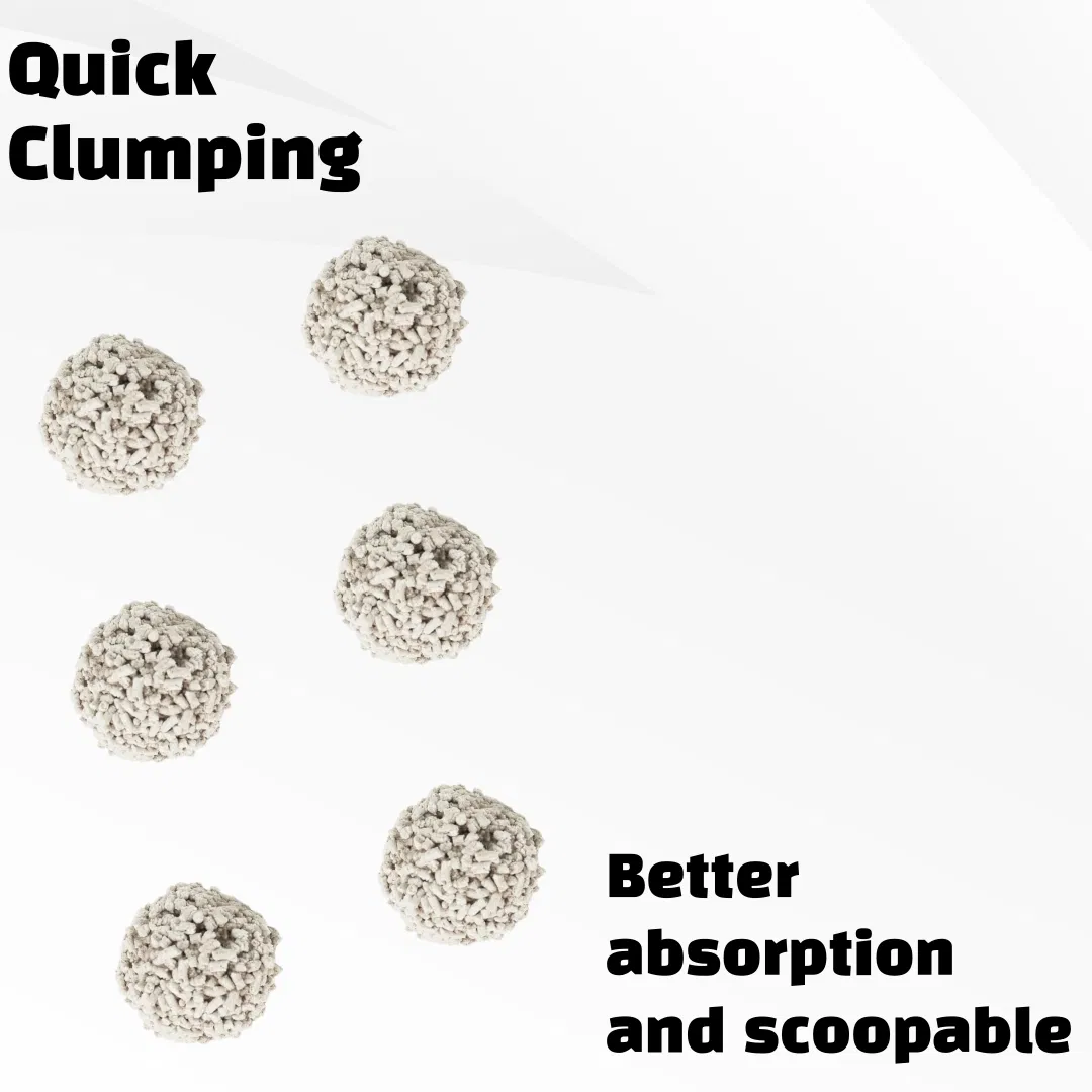 Manufacturer OEM Premium Cassava Bamboo Plant Cat Sand No Additive Scent Stripe Shape Strong Clumping Plant Cat Litter