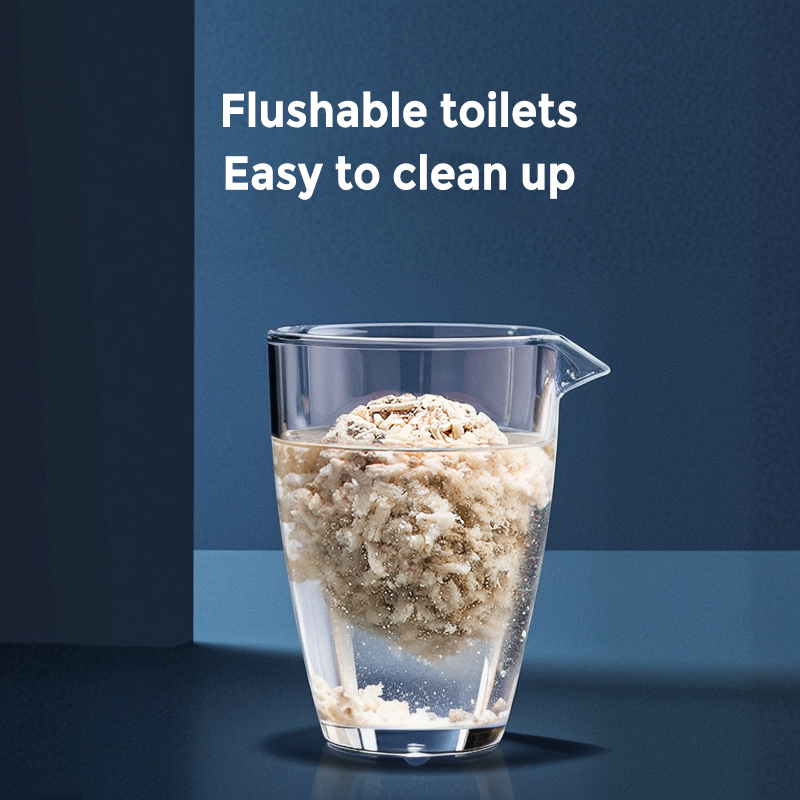 Golden Ratio Clumping Cat Litter - Natural Corn Bentonite Blend Direct Factory Supply Stronger Clumping