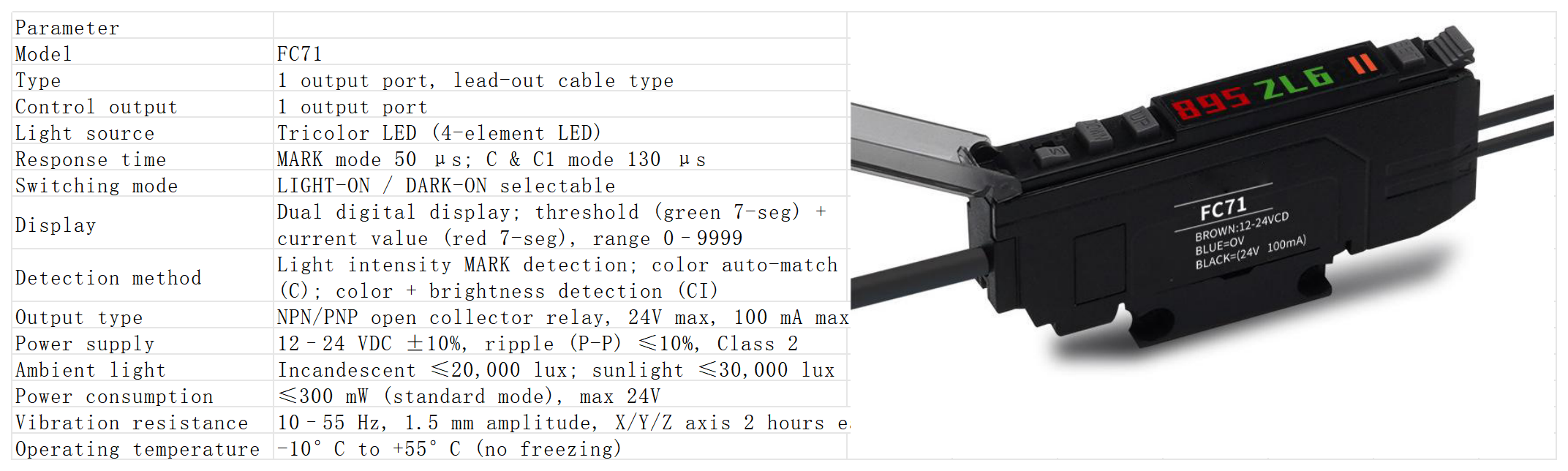 Fiber Optic Sensor Feature 1
